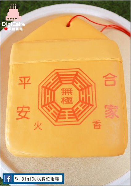 香火包翻糖造型蛋糕