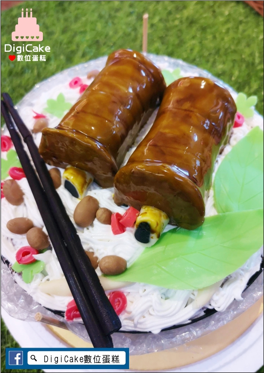 土豆豬腳翻糖造型蛋糕