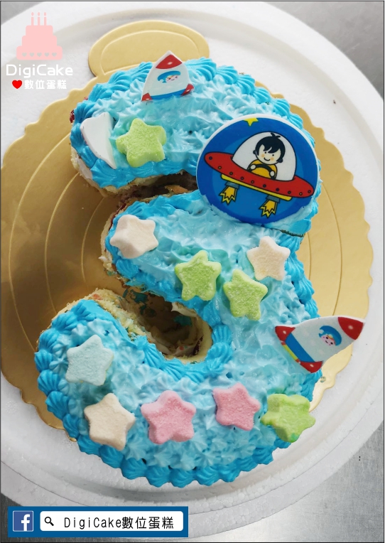 數字造型蛋糕