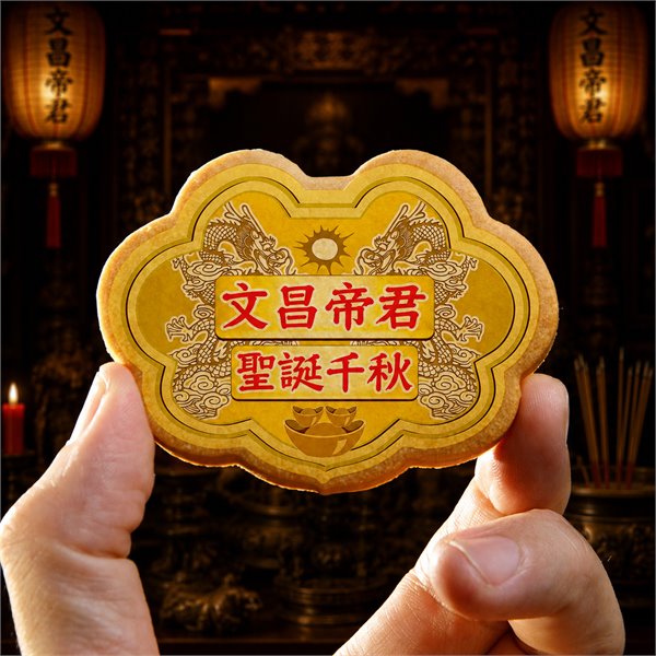 文昌帝君小金牌餅