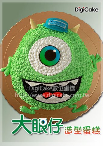 大眼仔造型蛋糕