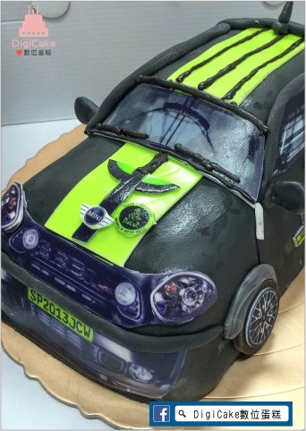 Mini cooper造型蛋糕