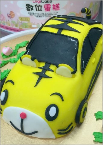 巧巧虎車造型蛋糕